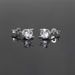 Unisex claw single zircon earrings for women, round single diamond earrings, hot selling earrings_ipsvogv.com