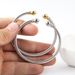 Fashion Titanium Steel Bracelet Female Jewelry Twisted Wire C Shaped Twist Bracelet Gold Plated Boutique Couple Jewelry_ipsvogv.com