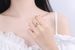 Korean Style Versatile Foam Female Open Mesh Red Small Public Design Mermaid Index Finger End Ring Accessories_ipsvogv.com