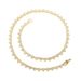 Unisex 6mm Heart Shaped Simple Diamond Necklace Men And Women Hip Hop Neck Chain Clavicle Chain_ipsvogv.com