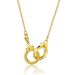 Men's Jewelry Retro PUT DOWN Engraved Faith Letters Handcuffs Necklace Couple Sweater Chain_ipsvogv.com