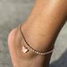 Personality Single-layer Butterfly Rhinestone Anklet Anklet Women's Simple Fresh Pink Butterfly Pendant Anklet_ipsvogv.com