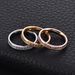Women's Jewelry High End Stainless Steel Engagement Wedding Ring With Diamonds Jewelry Simple Ring_ipsvogv.com