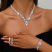 Women’s Jewelry Set Fashion Claw Chain Series Loose Diamond Zircon Earrings Necklace Set Female Bride Evening Dress High End Luxury Full Diamond_ipsvogv.com
