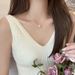 Women's Vintage Pearl Necklace - Elegant Adjustable Chain (Luxury Minimalist Jewelry Versatile Layering Piece For Sweaters & Formal Wear)_ipsvogv.com