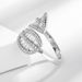Leaf Studded Diamond Sparkling For Women With Fashionable Personality And Temperament, Forest Style Super Immortal Niche_ipsvogv.com
