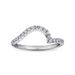 SKAS Pure Silver Set With Full Diamond Twist Arm Inlaid Ring Jewelry_ipsvogv.com