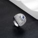 Men’s Jewelry Set Fashion Full Diamond Cuban Ring High End Trendy Fashion Men's Ring Zircon Ring Exclusive Ring_ipsvogv.com