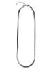 Abstinence Neutral Double-layer Minimalist Neck Snake Bone Female Silver Niche Titanium Steel Non Fading Collarbone_ipsvogv.com