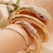 Jewelry Punk Exaggerated Fashion Multi layered Full Diamond Snake Arm Bracelet_ipsvogv.com