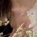 New Bowknot Ribbon Necklace Sweet Delicate Gentle Lines Women's Choker Fashion Niche Personality Sweater Chain_ipsvogv.com
