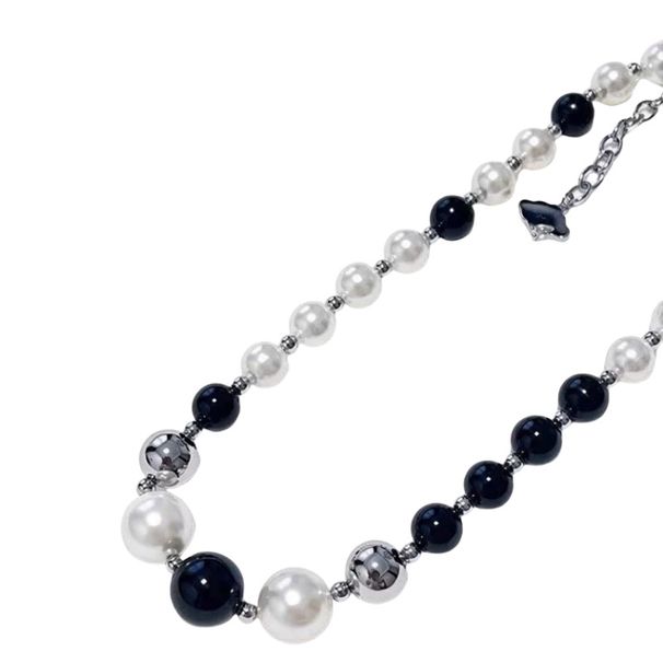 Niche Design Time Turning Moon Pearl Necklace Women's Personalized Splicing Fashion New Light Luxury Jewelry Exquisite_ipsvogv.com