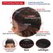 Black wig 12-inch fluffy afro with a partial forehead lace full headpiece Human hair_ipsvogv.com