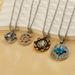 Women's Jewelry Titanium Steel Round Hollow Compass Compass Necklace Men's Personality Retro Eight Pointed Star Pendant Jewelry_ipsvogv.com