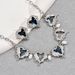 High end flame heart necklace, niche drip oil design, long chain, simple heart-shaped earrings for women_ipsvogv.com