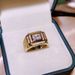 niche Rectangular Product Electroplated Light New Large Luxury Full Diamond Men's Ring_ipsvogv.com