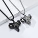 Retro style Satan goat head titanium steel necklace niche personality five pointed star devil goat pendant_ipsvogv.com