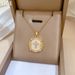 】 Pearl 【 Cross Light Luxury Charm Gorgeous Full Diamond Necklace Women's Versatile Clavicle Titanium Steel Chain 【 】_ipsvogv.com