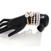 Exaggerated Pearl Layered Bracelet Set With Temperament, Featuring Large Round Bead Beads, And Micro Inlaid Bracelet_ipsvogv.com