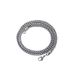 Stainless 3mm Front And Back Ground Chain Three-dimensional Men's Gold Necklace Hip-hop Jewelry Titanium Steel_ipsvogv.com