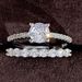 Cao Shi Fashion Simple AAA Zircon Two Piece Set Women's Popular Pair Ring_ipsvogv.com