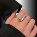 Love Cross Zircon Ring For Women, Cold Style, Niche Design, High-end Feel, Index Finger Ring, Light Luxury, Unique And_ipsvogv.com