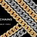 Unisex 12.5mm Round Chain Diamond Men's Alloy Necklace Trendy Cool Rap Hip Hop Style Cuban Chain_ipsvogv.com