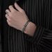 Men's Personalized Splicing Bracelet Ins Hip Hop Trendy Brand Titanium Steel Couple Bracelet Personalized Versatile Cuban Bracelet_ipsvogv.com