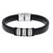 New Black Woven Men Trendy Gift For Boyfriend Personalized Wristband Design Sense Bracelet Jewelry_ipsvogv.com