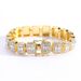 Men’s Jewelry Set Fashion Hip Hop Bracelet 13mm Square Diamond Round Diamond Cuban Chain Full Diamond Men's Trendy Bracelet_ipsvogv.com