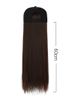 hot selling Fashion Hat Hair Extensions Beautiful Ladies Long Straight Wigs Hats Connected Head Cover Synthetic Peaked Cap Wig For_ipsvogv.com
