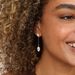 Simple Temperament Fashion Earrings New Drop Chain Pendant Earrings Temperament Inlaid Zircon Earrings_ipsvogv.com