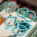 Beaded Women's Set Bohemian Ethnic Style Turquoise Bracelet_ipsvogv.com