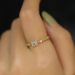 Cao Shi Delicate Women's Square Geometric Zircon Ring, Popular Jewelry For Daily Wear_ipsvogv.com
