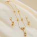 2-piece Set Of New Dubai Ethiopia Women's Pendant, Necklace, Earrings, Ball Jewelry_ipsvogv.com