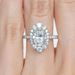 Cao Shi's Horse Eye Shaped Elliptical Zircon Inlaid With Instagram Style Ring For Women's Wedding Ceremony_ipsvogv.com