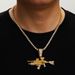 hop New Product Hot Selling Full Diamond Sniper Gun Alloy Pendant Personalized Design Hip Hop Necklace_ipsvogv.com