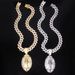 Unisex Hot Sale Rugby Shaped Metal Pendant Rap Men's Hip Hop Style Necklace Accessories_ipsvogv.com