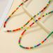 Necklace Jewelry Bohemian Style Colored Turquoise Beaded Necklace Love Mother Of Pearl Pendant Necklace For Women_ipsvogv.com