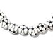 Football Fan Beaded Bracelet & Necklace Set - Sporty Cheerleading Accessories_ipsvogv.com