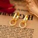 Women's Jewelry Heart Hollow Design Zircon Earrings Personality Simple Temperament Girls Earrings_ipsvogv.com