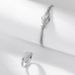 Snake wrapped full diamond design ring female S925 silver inlaid colored gem snake bone finger ring light luxury_ipsvogv.com