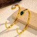 Women’s Jewelry Set Fashion Simple Light Luxury High End Gold Plated Stainless Steel Bracelet_ipsvogv.com