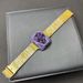 New Stainless Steel Strap Amethyst Bracelet For Women Energy Stone Jewelry_ipsvogv.com