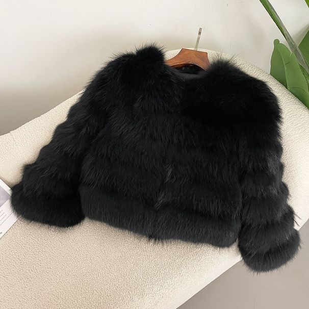 Women's Clothing winter new women's real fox fur coat women's fashionable warm fur coat_ipsvogv.com