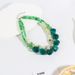 Irregular green resin bead with exaggerated necklace NK23940_ipsvogv.com