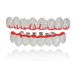 Body Jewelry New Hip Hop Braces Eight Teeth Red Flame Braces Zircon Personalized Halloween Costume Accessories_ipsvogv.com