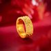 Handmade Hammer Pattern For Men And Women, Ancient French Color , Vietnamese Sand Gold Personalized Couple Pair_ipsvogv.com