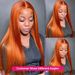 hot selling 13x4 Orange Ginger Front Wigs For Women 13x6 Hd Glueless Straight Lace Frontal 4x4 Closure Human Hair Wig_ipsvogv.com