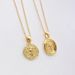 Women's Jewelry Niche Design Round Lion Necklace Gold Plated Ins Cold Style Necklace Temperament Clavicle Chain_ipsvogv.com